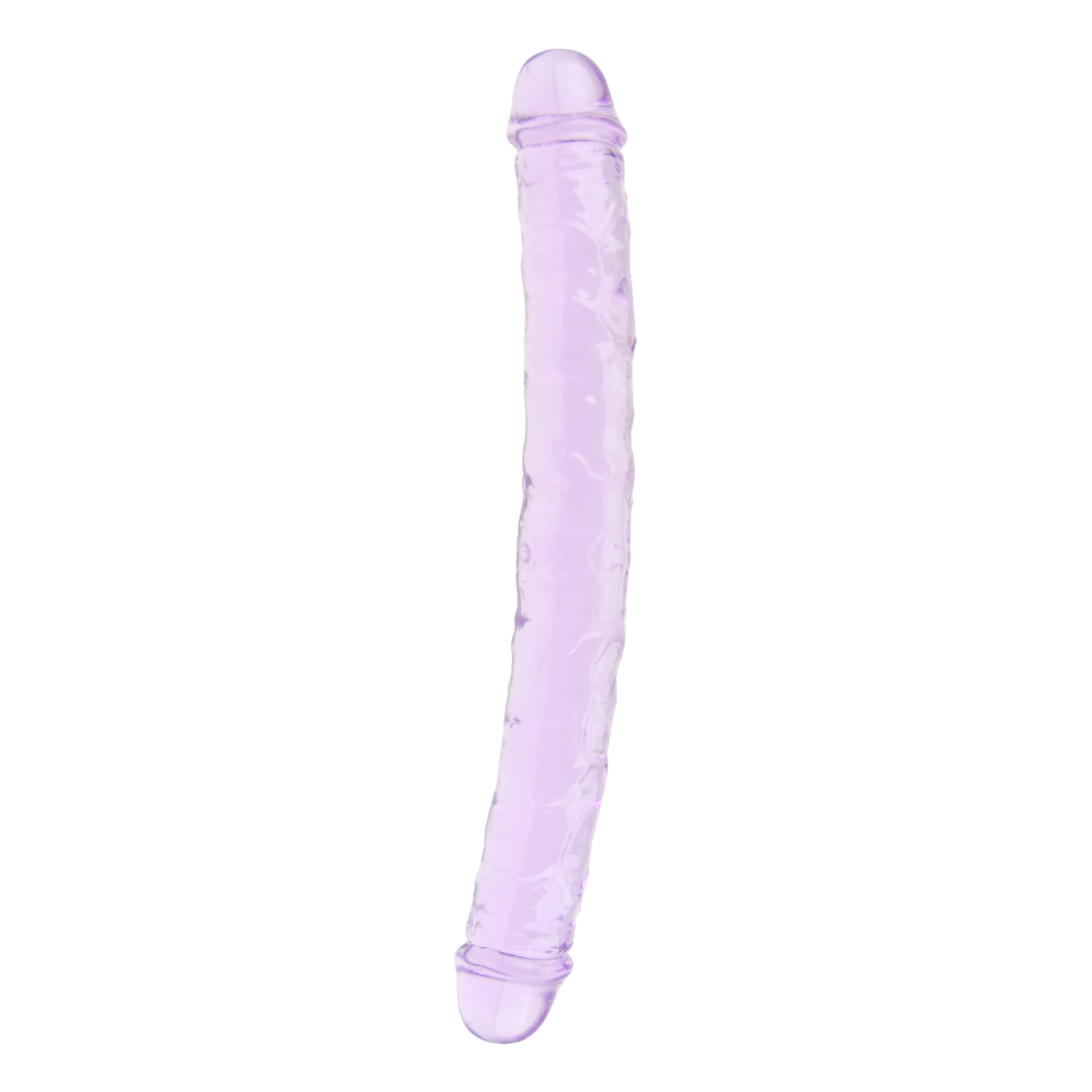 12 Inch Double Dildo Jelly Purple - 30 CM - N11950