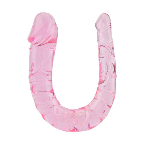 Double Dildo Jelly Pink - 28 CM - N11951