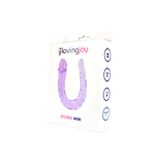 Loving Joy - Double Dildo Jelly Purple - 28 CM - N11952