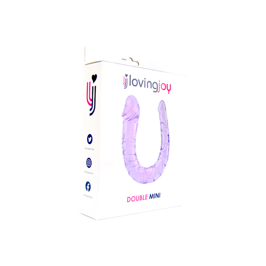 Loving Joy - N11952 - Double Dildo Jelly Purple - 28 CM