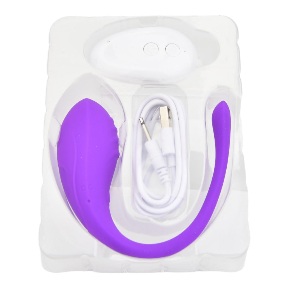 Remote Control Vibrating Love Egg - USB - Purple - N12022