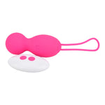 Remote Control Vibrating Kegal Balls - USB - Pink - N12023