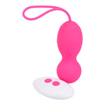 Remote Control Vibrating Kegal Balls - USB - Pink - N12023