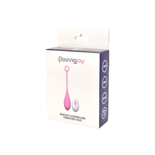 Loving Joy - N12024 - Remote Control Vibrating Egg - USB - Pink