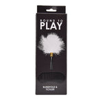 Mask And Feather Tickler Play Bondage Set - N12171