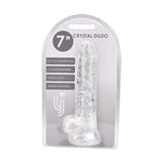 Loving Joy - 7 Inch Insertable Clear Realistic Dildo With Balls and Suction Cup - 19 CM - N12186