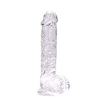 Loving Joy - 9 Inch Insertable Clear Realistic Dildo With Balls - 24 CM - N12188