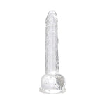 Loving Joy - 11 Inch Clear Realistic Dildo With Balls - 28 CM - N12189