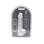Loving Joy - 6 Inch Realistic Dildo with Balls Clear - 16,5 Cm Strong blister - N12201