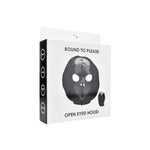Bondage Mask Open Eyed Hood Mask - N12242