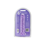 Loving Joy - 6 Inch Suction Cup Realistic Dildo Purple - 18 Cm Strong Blister - N12303