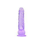Loving Joy - 8 Inch Insertable Purple Realistic Dildo With Balls - 21,5 CM - N12310