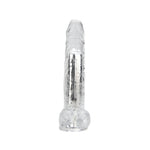Loving Joy - 7 Inch Remote Vibrating Realistic Clear Dildo - 19 CM - Strong blister