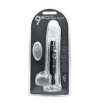 Loving Joy - 9 Inch Remote Vibrating Dildo Clear - Usb Rechargeable