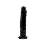 Loving Joy - 8.5 Inch Realistic Dildo Suction Cup Black - 21,5 Cm Strong Blister