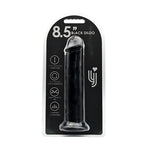 Loving Joy - 8.5 Inch Realistic Dildo Suction Cup Black - 21,5 Cm Strong Blister