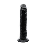 Loving Joy - 9.5 Inch Realistic Dildo Suction Cup Black - 23,5 Cm Strong Blister