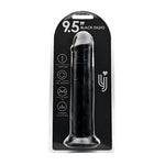 Loving Joy - 9.5 Inch Realistic Dildo Suction Cup Black - 23,5 Cm Strong Blister