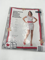 Sexy Kinky Nurse Costume – White & Red Dress with Matching Nurse Mini Cap
