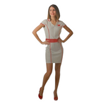 Sexy Kinky Nurse Costume – White & Red Dress with Matching Nurse Mini Cap