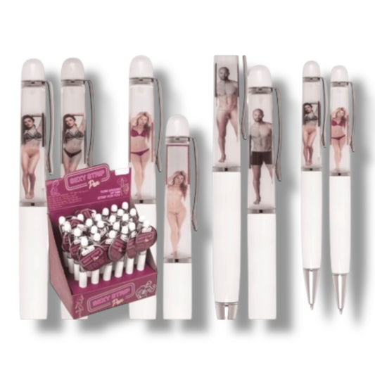 Kinky Pleasure - Display 24 pcs Sexy Strippers Pencils