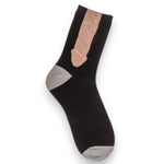 Kinky Pleasure - OB148 - Penis Socks – Black & White – Size 42–46