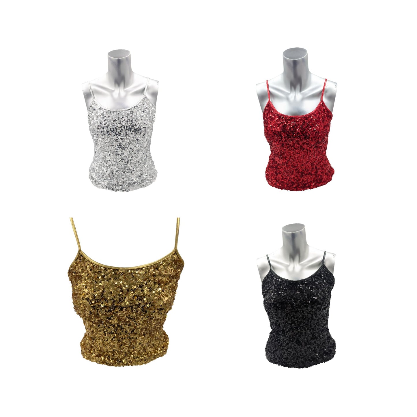 Kinky Glitter Glossy Top - Mix 4 Pack - 4 Different Colours