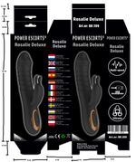 Power Escorts - BR209 - Rosalie Deluxe - Rechargeable Rabbit Vibrator - Silicone