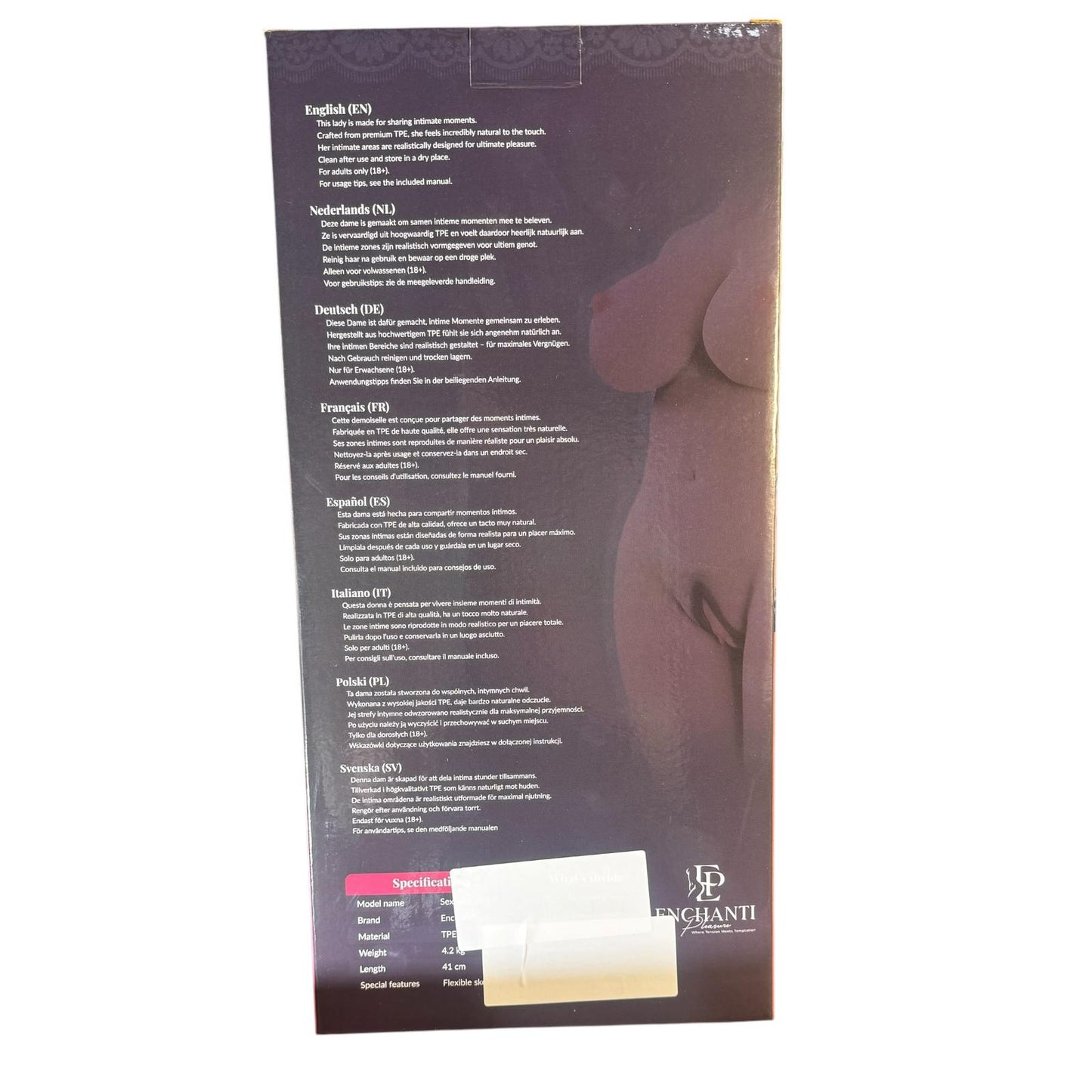 Big Size Body Masturbator – 3.8 kg Ultra Heavy XXL Realistic Masturbator – Premium Large Breast Adult Toy