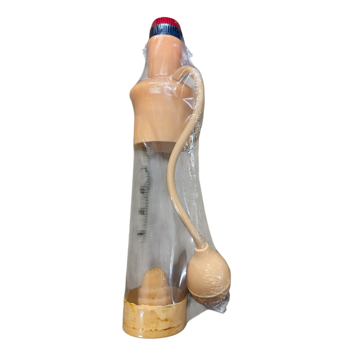 Ideal Sex Large Penis Pump – With Measurement Cylinder & Hand Pump in Clear Box - Club