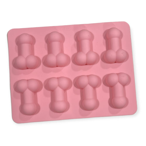 Kinky Pleasure - KP009 - Penis Baking/Ice Mold – Licht Pink – Silicone – 18x14 cm