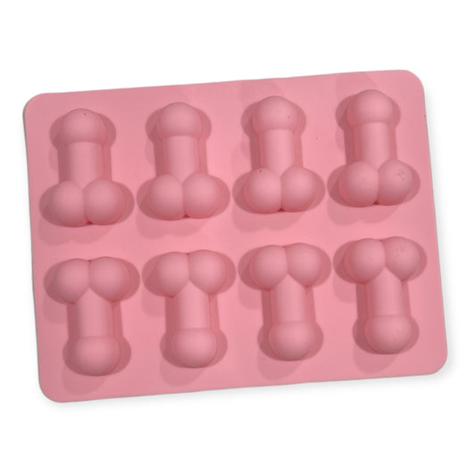 Kinky Pleasure - KP009 - Penis Baking/Ice Mold – Licht Pink – Silicone – 18x14 cm