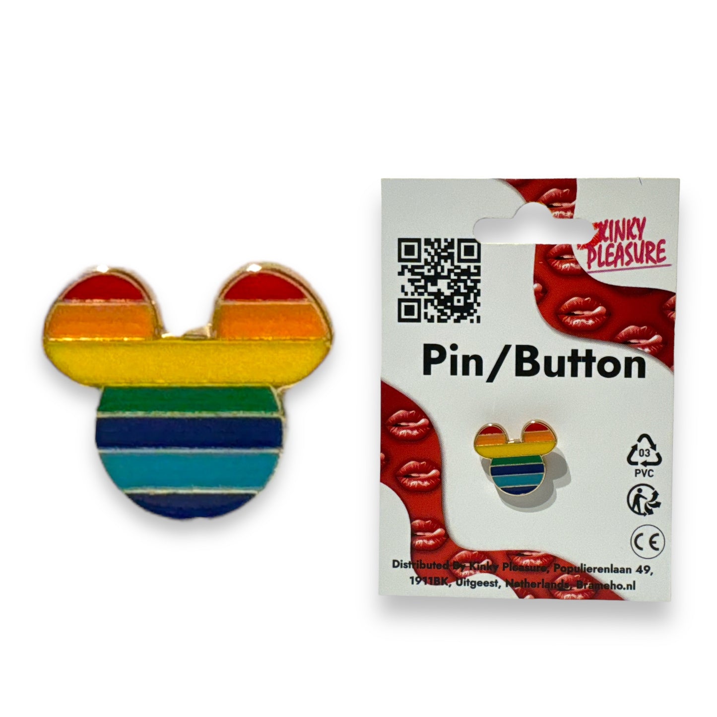 Kinky Pleasure - KPB031 - Badge / Pin - Mouse