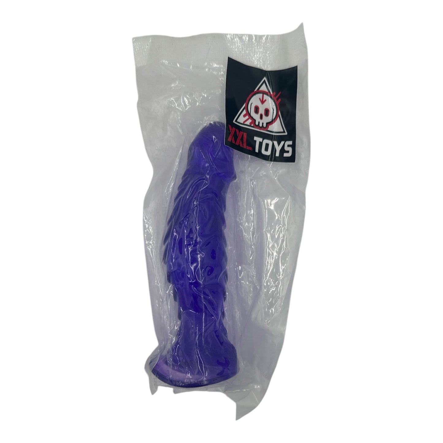 XXLtoys Mini Structured Silicone Dildo – Size (12.5cm) – in Black, Blue & Transparent