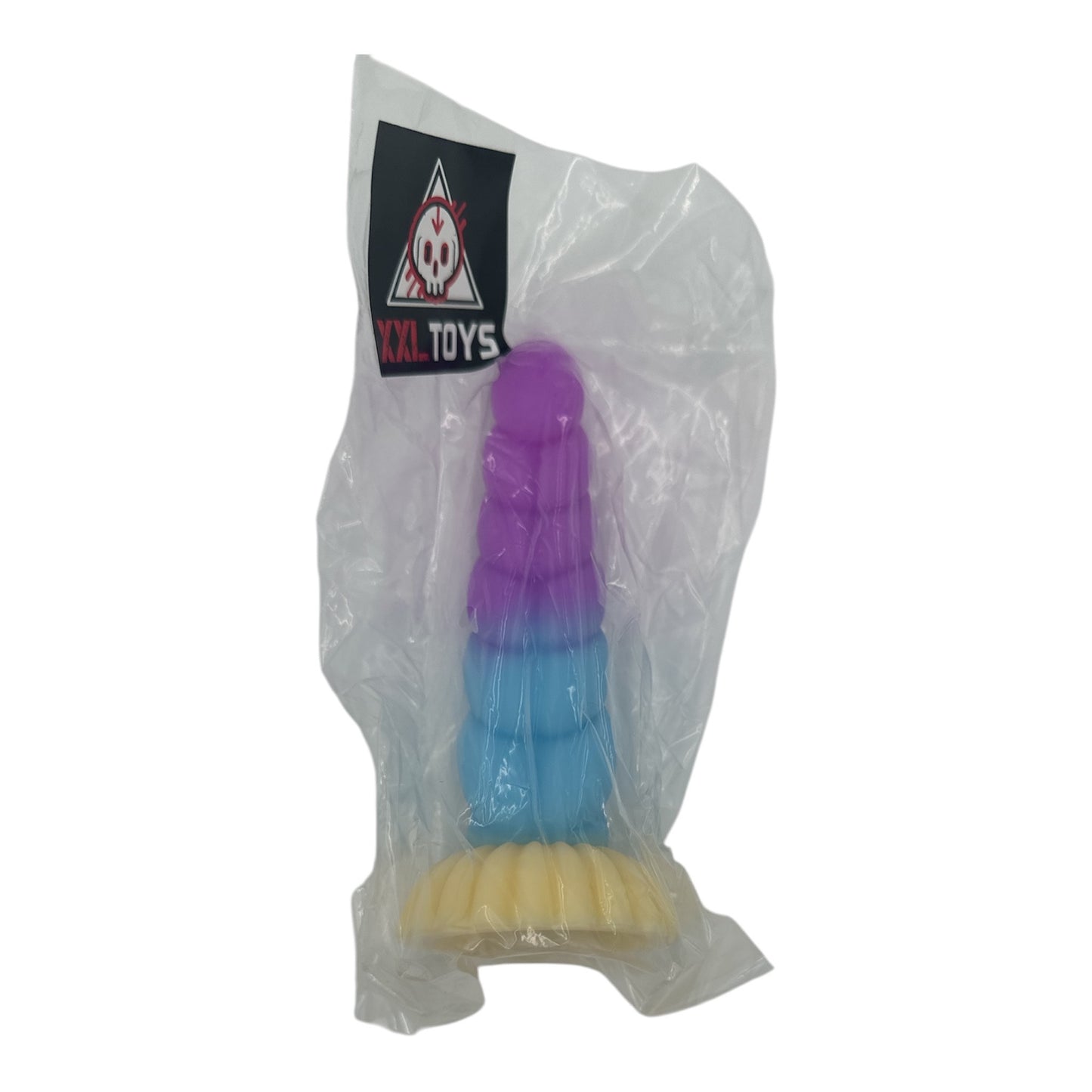 XXLtoys - Unicorn Spiral Silicone Dildo – Medium (17.6cm)