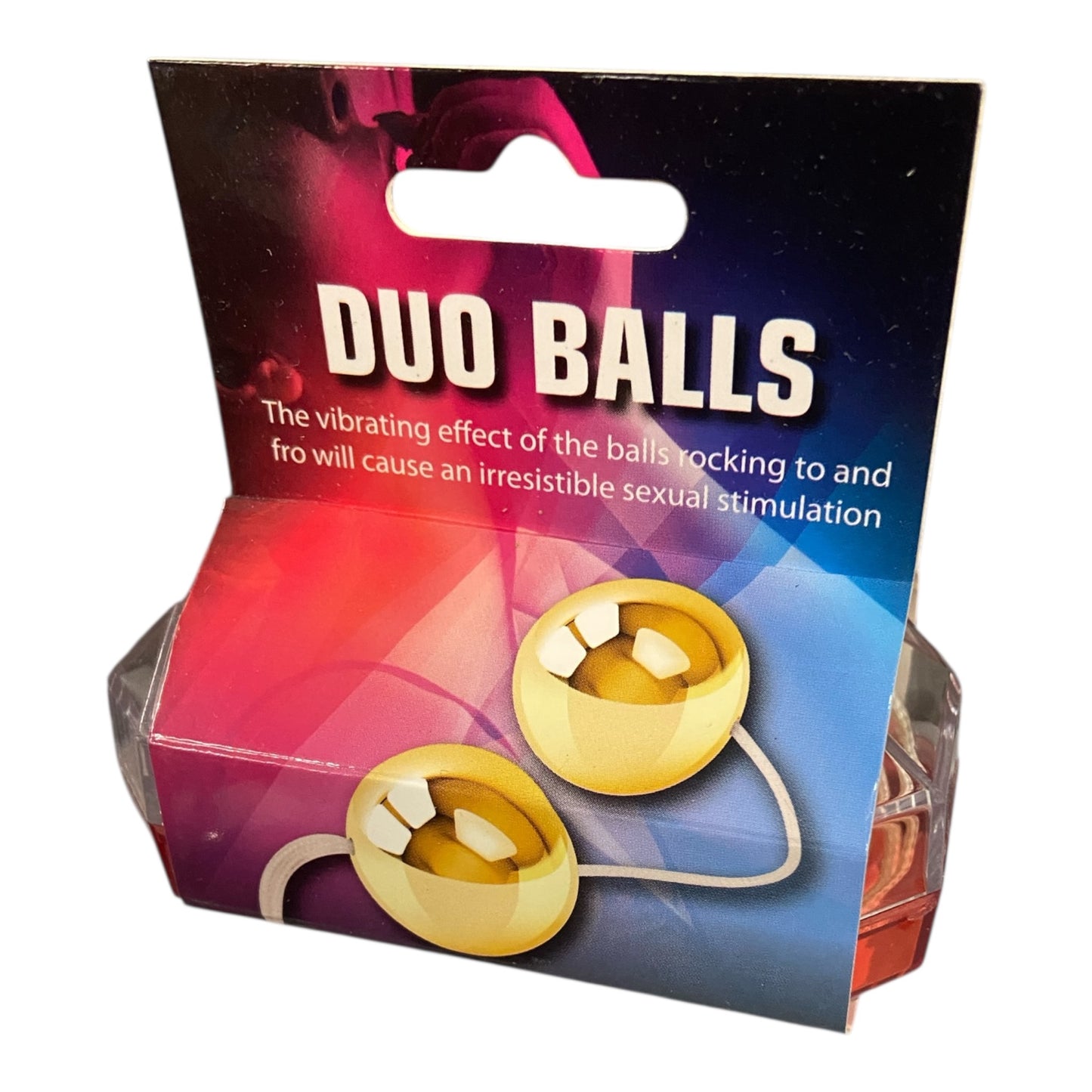 Kareva – APAC20003 – Duo Love Balls – Gold-Toned Pleasure Balls with Retrieval Cord