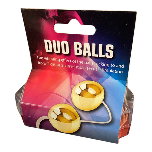 Kareva – APAC20003 – Duo Love Balls – Gold-Toned Pleasure Balls with Retrieval Cord