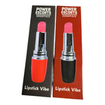 Power Escorts - BR334 Red Lipstick Vibe – Discreet Red Lipstick Vibrator | Compact & Powerful
