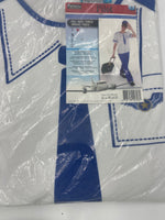 Sexy Pilot Costume – White/Blue Shirt, Blue Pants & Matching Pilot Cap Size S / M