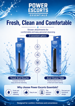 Power Escorts - Saving 3 Pack - Anal Cleansing 3 model - Lube Application Set