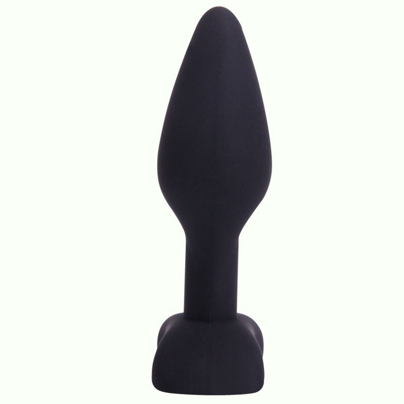 Power Escorts - BR215 - Rocket Plug Anal Starter 3-Pack  - S, M & L - Black - quality Silicone  - No cheap tpe material - Colour box