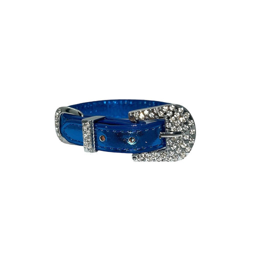 Cat Collar / Small Dog Collar - Blue - Dia 8,5 CM - Length 32 CM - Width 1,5 CM
