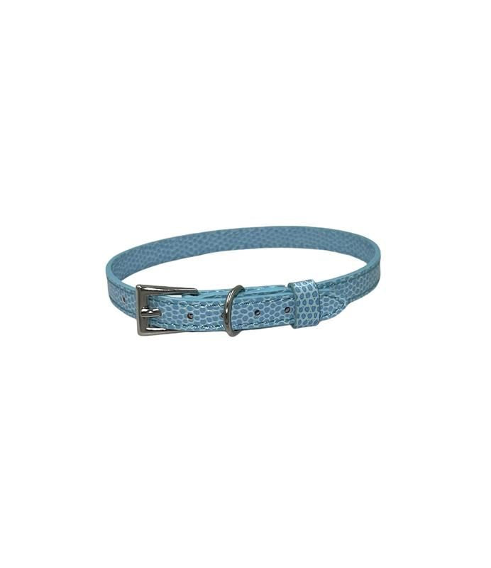 Cat Collar / Small Dog Collar - Blue - Dia 11 CM - Length 38 CM - Width 0,8 CM