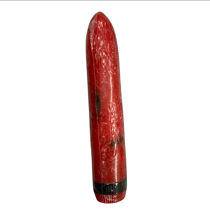 Realistic Vibrator Smooth – 18 cm | Bordeaux Red| Window Box | AA Battery Powered - Dark Fantasy Spots - Club