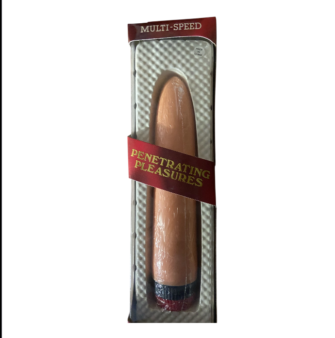 Realistic Vibrator Smooth – 18 cm | Flesh | Window Box | AA Battery Powered - Club