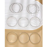 Kinky Pleasure - S020 - Exclusive 10-Piece Silver & Gold Bracelet Set for Women - 2 Colours