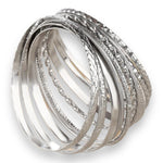 Kinky Pleasure - S020 - Exclusive 10-Piece Silver & Gold Bracelet Set for Women - 2 Colours
