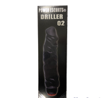 Power Escorts - BR34 - Driller 02 - Realistic Fat Vibrator 2 colours - 25 CM