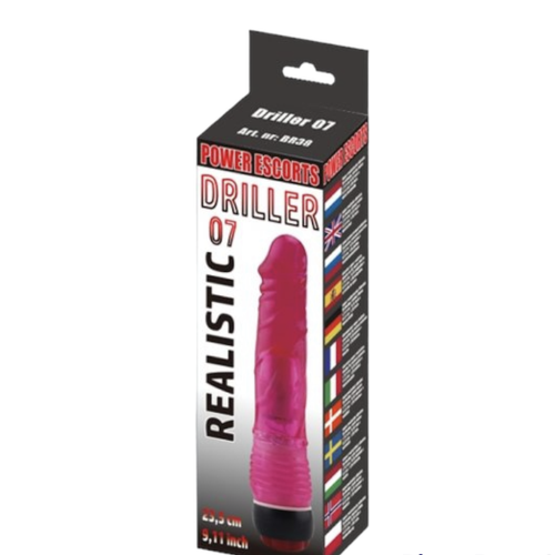 Power Escorts - BR38 - Driller 07 Realistic Vibrator