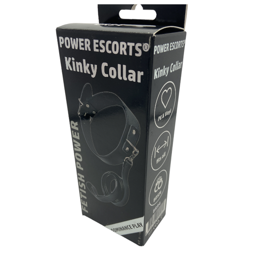Power Escorts - BR94 - Fetish Power - Kinky Collar - Black